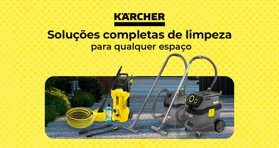 Soluções completas de limpeza para qualquer espaço com a Kärcher