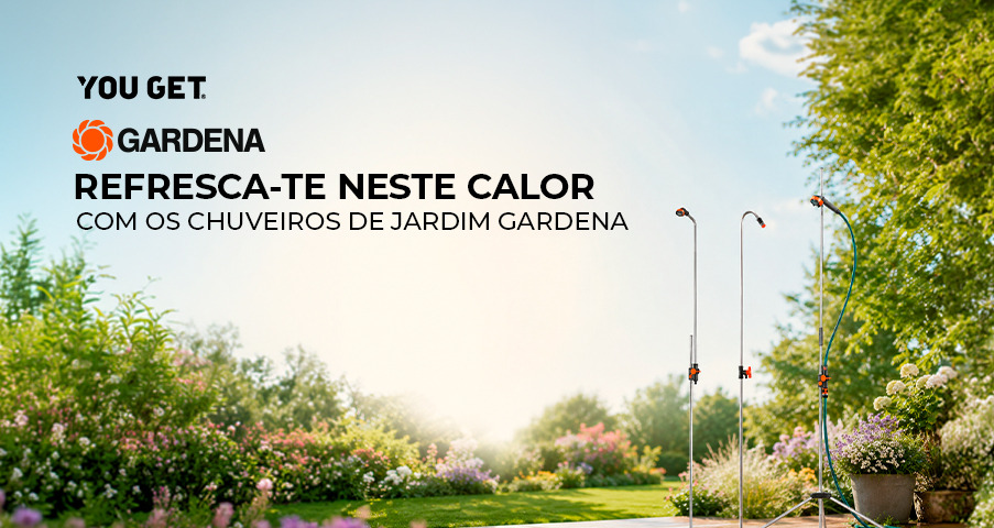 Porque deves apostar num chuveiro de jardim Gardena este verão