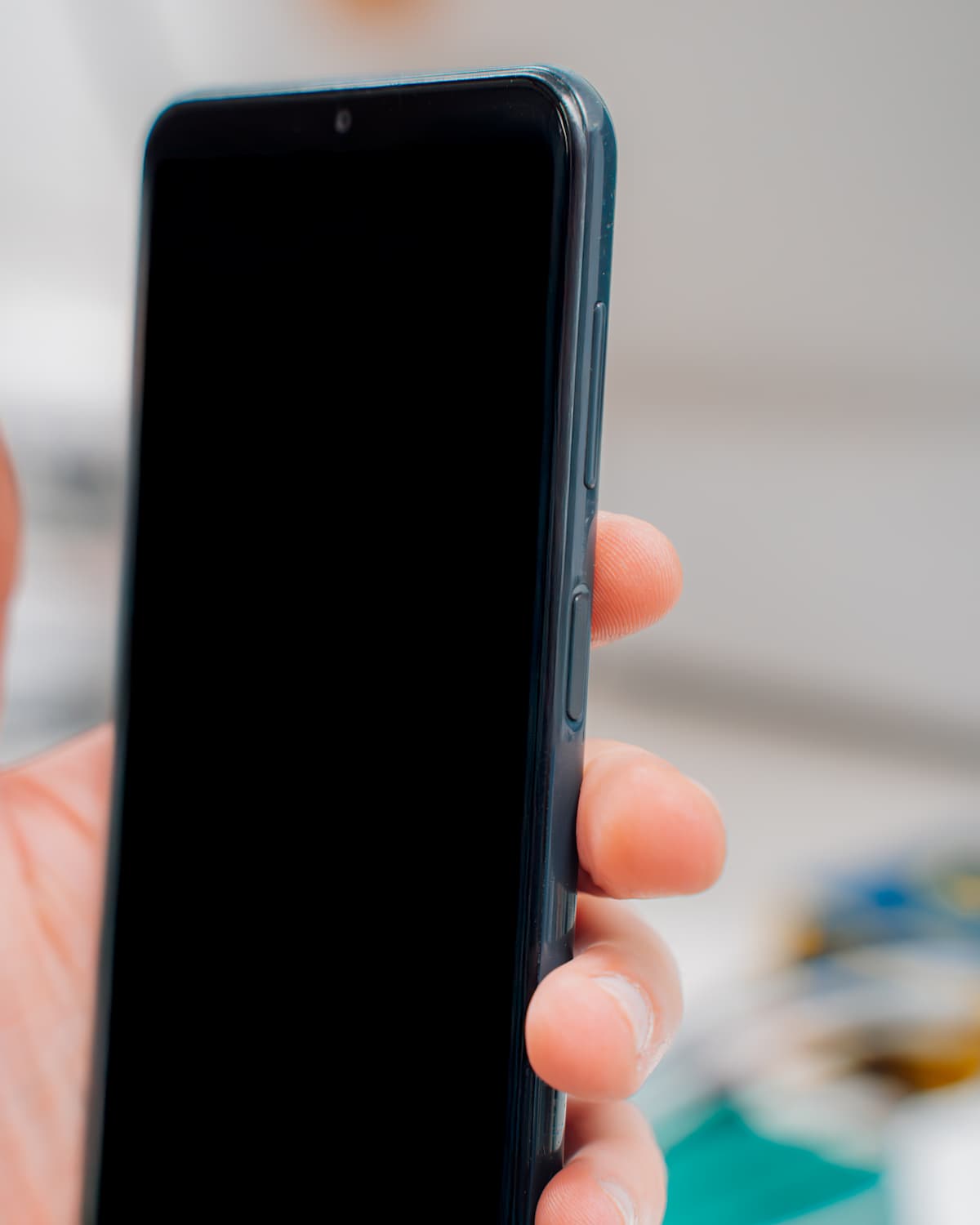 Samsung Galaxy com o botão danificado